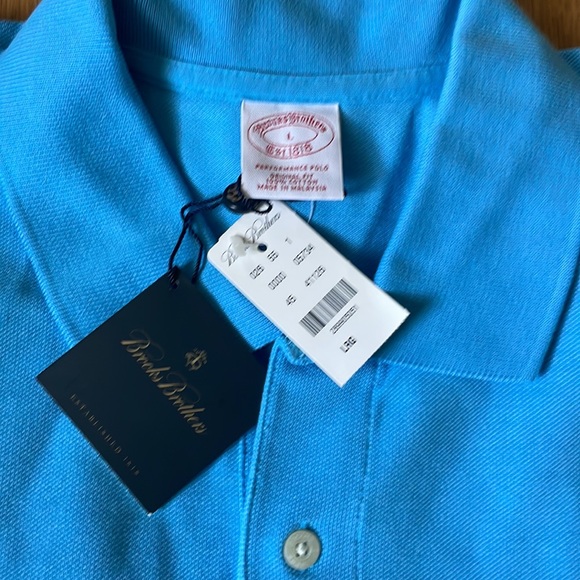 NWT brooks brothers sz L short sleeve polo - Picture 2 of 7
